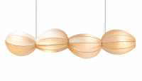 Luminária Pendente Li 4 Gomos Horizontal